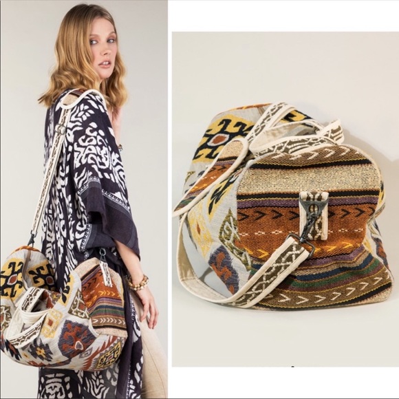 New Hand woven Navajo style Carpet Bag - Picture 3 of 8